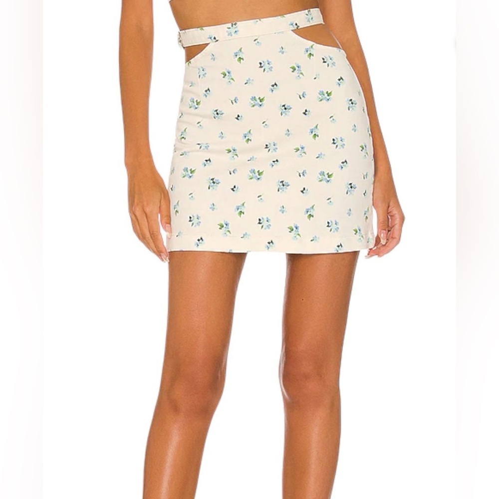 NWT WeWoreWhat Cut Out Skirt